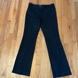 Express Columnist Low-Rise Black Slacks Bootcut 2 Regular